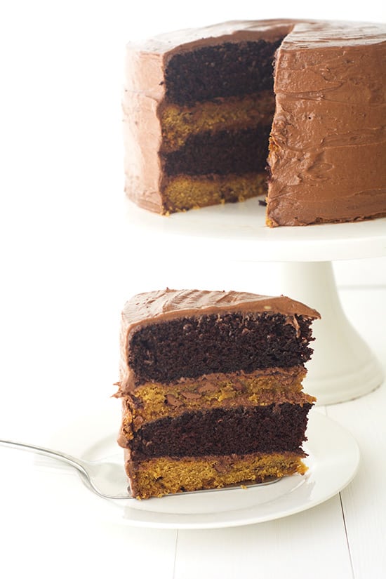 Double Chocolate Cookie Layer Cake
