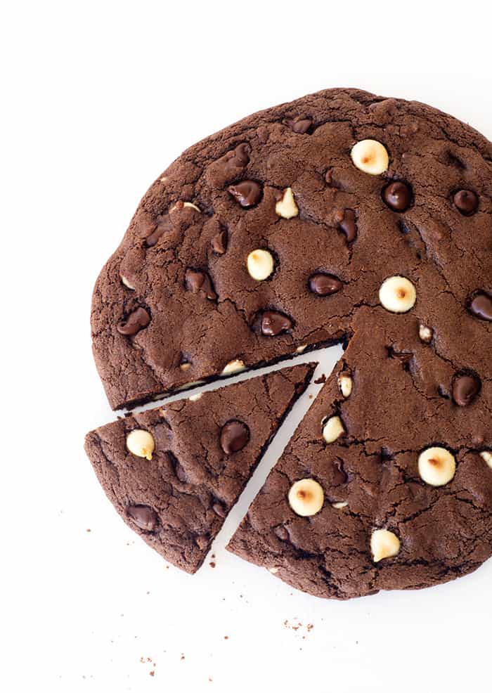 Giant Triple Chocolate Cookie
